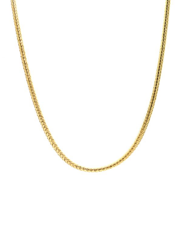 snakechain gold necklace